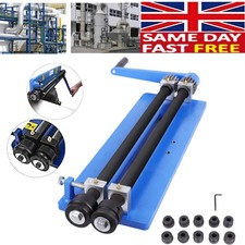 18" Bending Machine Sheet Metal Bead Roller Swager Plate Steel Body 6 Roll Sets