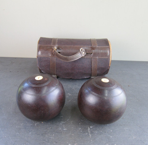 Pair lignum vitae crown - of,