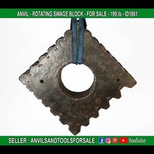 ANVIL - ROTATING SWAGE BLOCK - 199 lb - ID1861