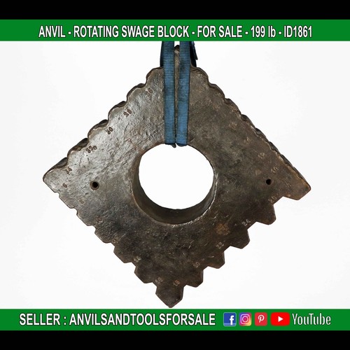 Anvil rotating swage block - rotating,