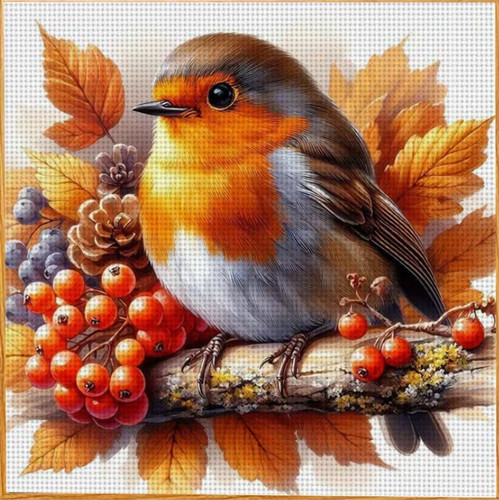 Printed cross stitch kit ct - printed,