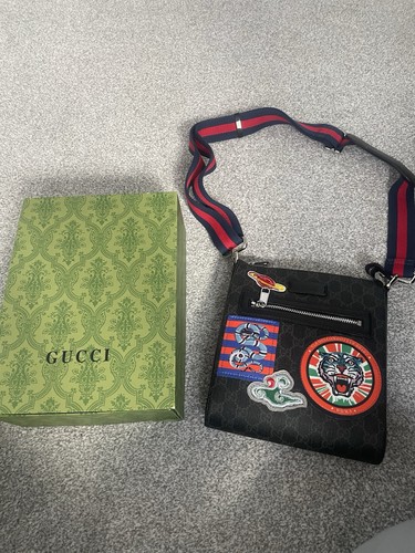 Gucci men leather crossbody - gucci, men's