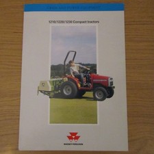 MASSEY FERGUSON 1210 1220 1230 Compact Tractors UK Market English Brochure 1993