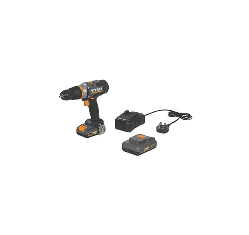 Titan 18v cordless combi - combi, drill