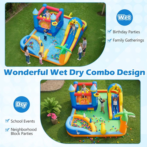 Water slide beach themed - beach-themed, kids