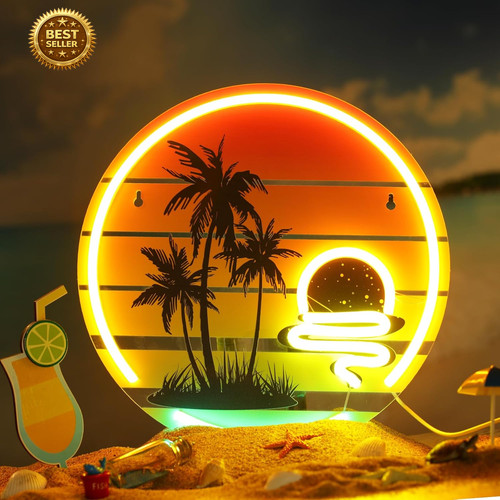 Tropical neon sign inch - neon,