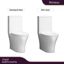 Rimless Close Coupled Toilet
