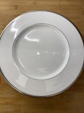 Wedgwood Carlyn White China Dinner  Plate 11”