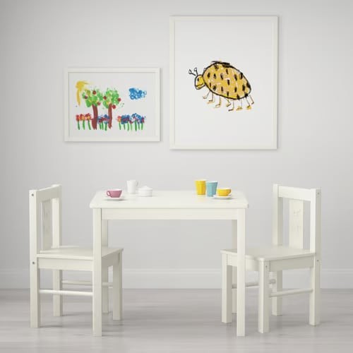 Ikea kritter white chair - ikea,