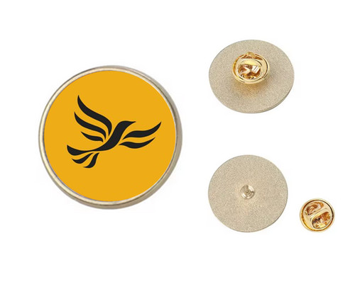 Liberal democrat lapel badge - liberal,