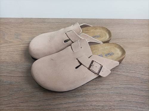 Birkenstock boston suede clogs - boston,