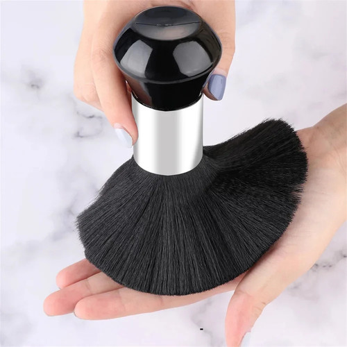 Hairdressing soft brush black - hairdressing,