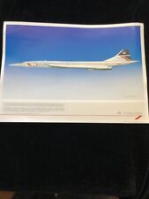 Concorde Memorabilia British Airways: Photo, Flight Certificate.