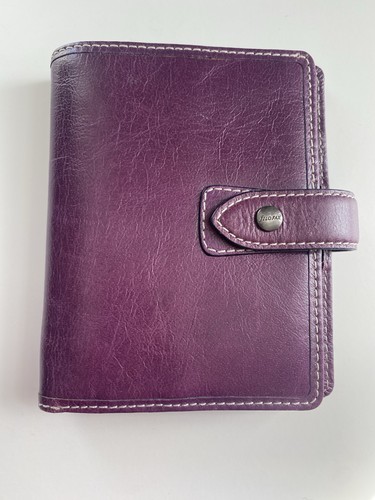 Purple leather pocket malden - purple,