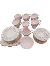 Tuscan China Tea Set 38 pieces Floral Pattern Made in England - #5036