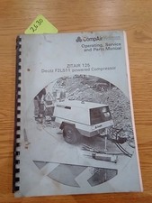 Compare Holman Zitair 125 Deutz Power Compressor Operating Service Parts Manual