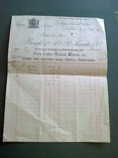 A. & R. Thwaites Sackville Street mineral Waters Dublin 1914 Ireland Irish