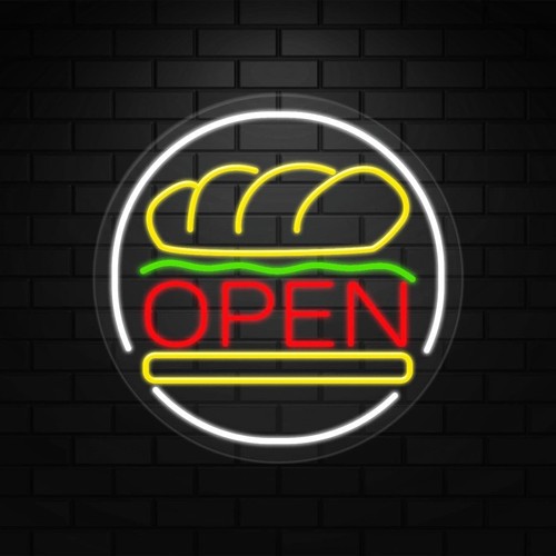 Sandwiches open sign for - sandwiches,