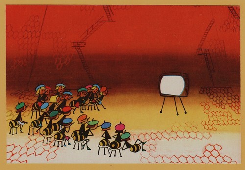 1969 soviet postcard cartoon - 1969,