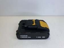 Titan 18v 1.5Ah Li-ion Cordless Drill Power Tool Battery TTI711BAT Genuine VGC