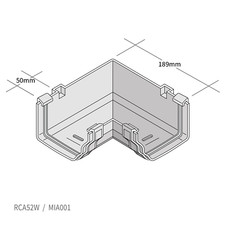 Marley Classic - 90° Internal Gutter Bends