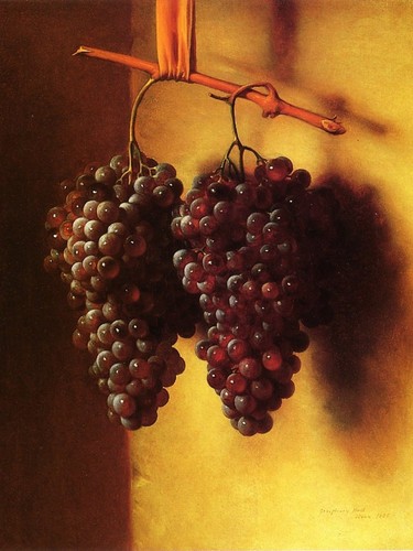 Bunches grapes tile mural - bunches, of