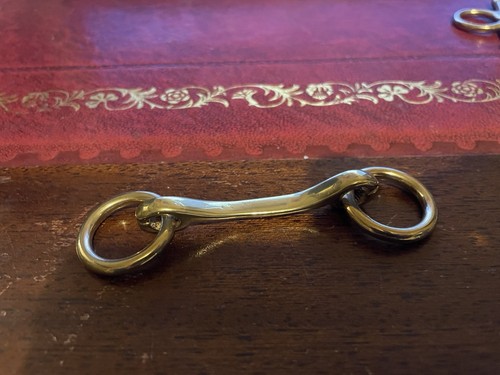 Large brass rocking horse - large,