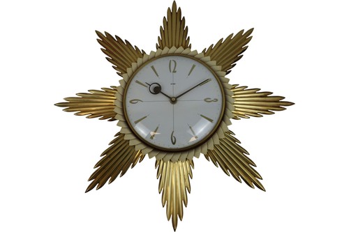 Metamec starburst wall clock - starburst,