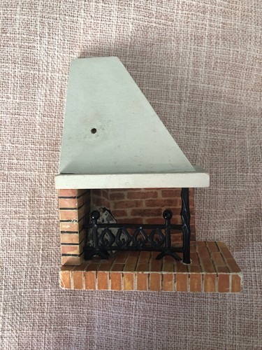 Retro dolls house fireplace - retro,dolls,