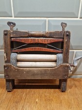 Antique Early 20th Century Salesman Sample Miniature Washing Wringer Mangle