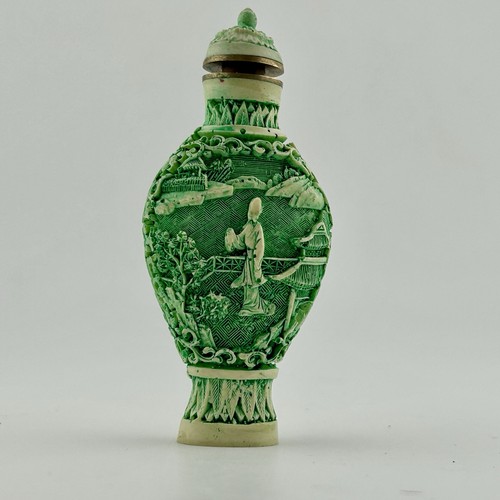 Chinese green molded - molded, resin