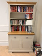 Welsh Dresser Solid Wood Grey