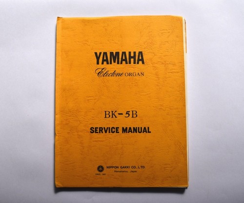 Yamaha service manual - bk-5b,