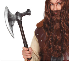 Medieval Battle Axe Club Huntsman Viking Fancy Dress Costume Accessory 42cm