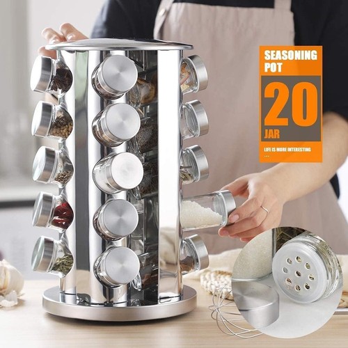 Jar revolving spice rack - jar,