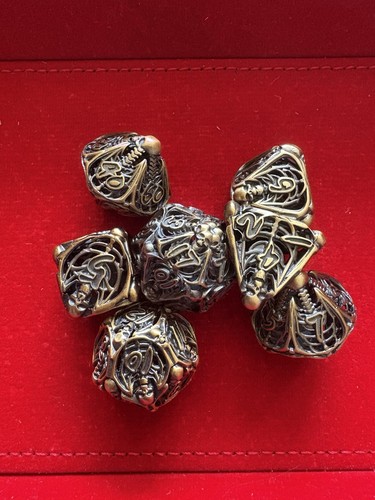 Hollow metal dice - hollow,
