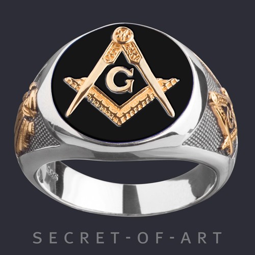 Masonic ring freemason - freemason, mason