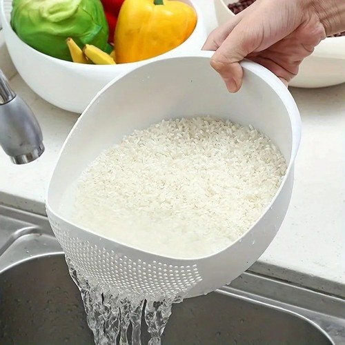 Rice washing bowl colander - washing,