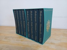 Folio Society : The Complete Plays, William Shakespeare, 8 Vols - 1998 2nd Print