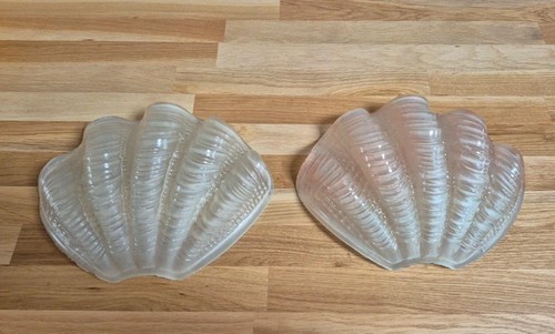 Vintage pair art deco clam - vintage,
