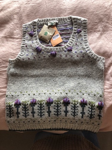 Pachamama thistle tank top - thistle,
