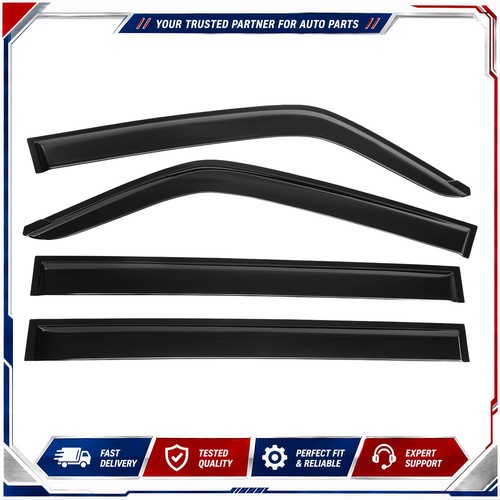 Black wind deflectors door - wind,