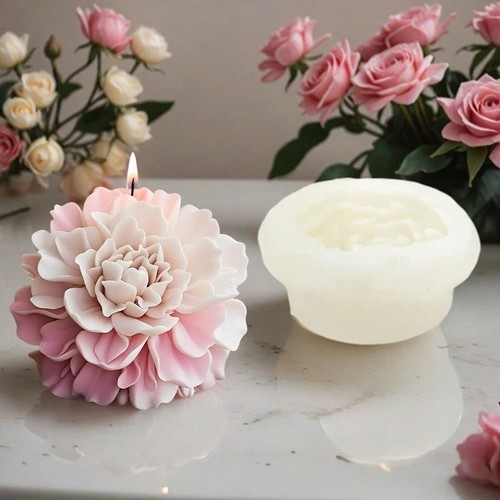 Hibiscus flower silicone mold - hibiscus,