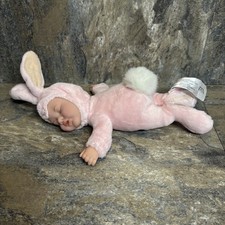 Anne Geddes Pink Bunny Doll