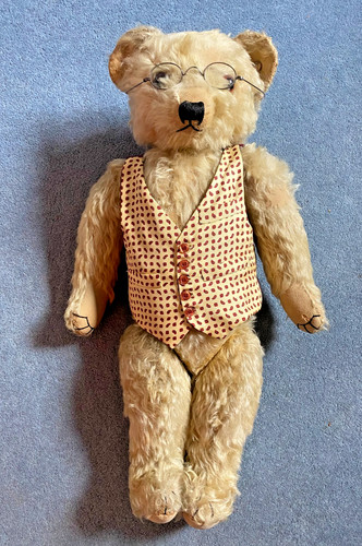 Vintage merrythought bear with - merrythought,
