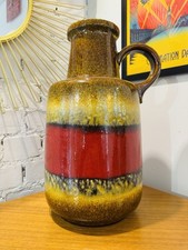 Glorious XL Vintage c.1970s West German Bottle vase By Scheurich