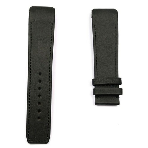 Black leather strap tissot - black,