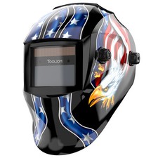 Solar Powered Welding Helmet Auto Darkening for TIG MIG ARC Shade Range 4/9-13