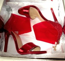 BNWB KANDEE Red PVC Ankle Cuff