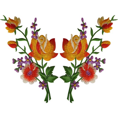 Pair rose flower - of,